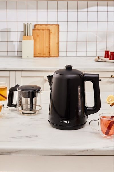 Karaca Mega Tea 1501 - Black Glass Tea Machine 1500 W