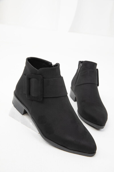 SOHO Kadın Siyah Süet Bot & Bootie 16537