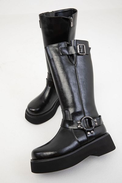 SOHO Schwarze Damenstiefel 19751