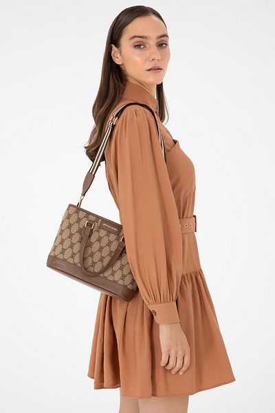 Pierre Cardin Women's Brown Shoulder Bag - 05Po24K1679