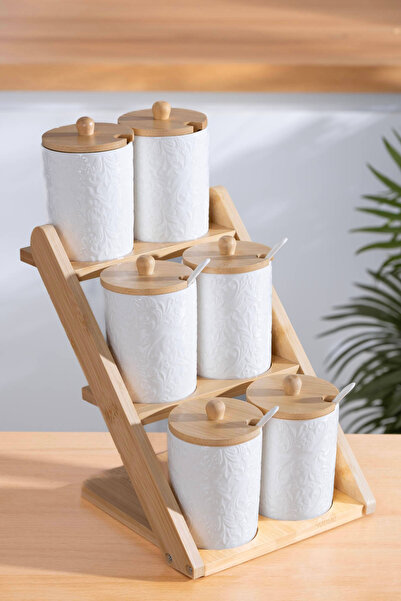 ACAR Kayla 6-Piece Porcelain Spice Set