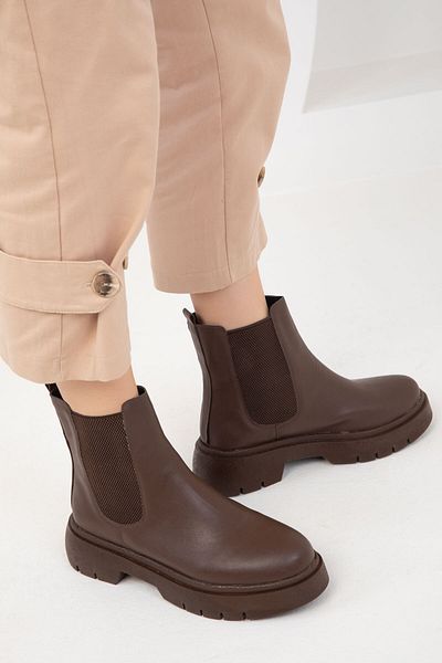 SOHO 19886 Model Brown Women's Boots and Booties