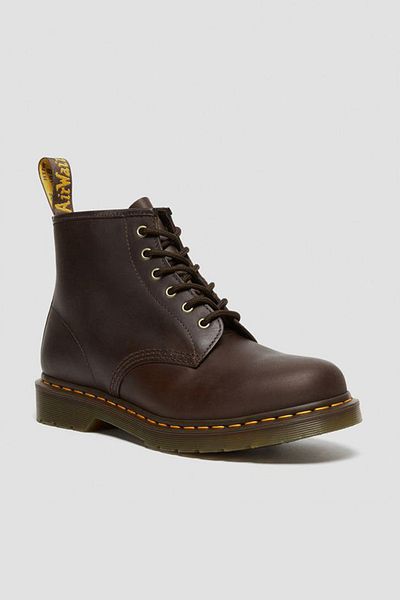 Dr. Martens 101 Dunkelbraunes Crazy Horse