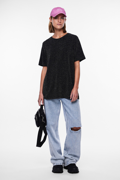 PIECES PCLINA SS - Oversize Tee MM JRS