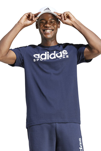 adidas بدلة رياضية قطنية برقبة دائرية