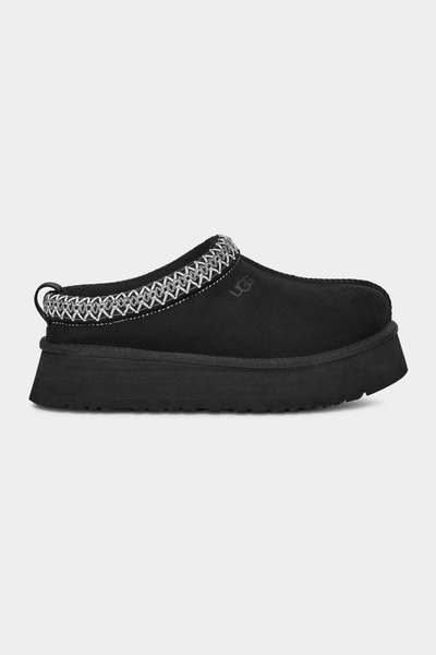 UGG Kadın Deri Logolu Düz Tabanlı Günlük Kullanım Siyah Bot & Bootie 1122553-...