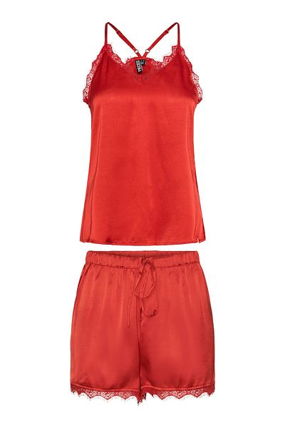 PIECES PCANOVI SATIN NIGHTWEAR SET