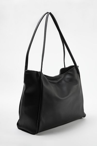 TRENDYOL SHOES Maxi Tote fekete női válltáska - TWOAW25OC00008