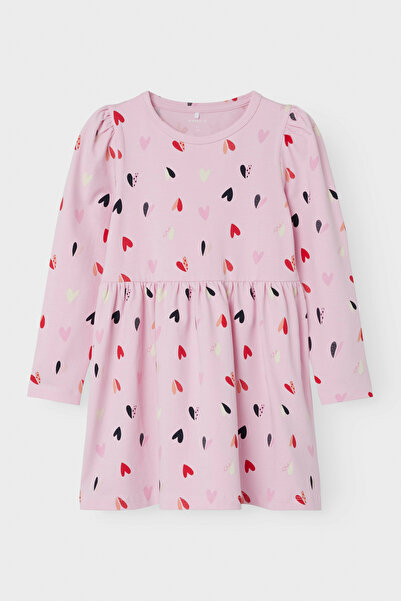 name ıt Nmfolivie Ls Sleeve Dress - Bf Strih