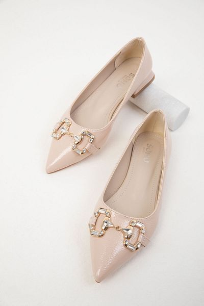 SOHO Klassische Damenschuhe mit Absatz aus Lackleder – 19733