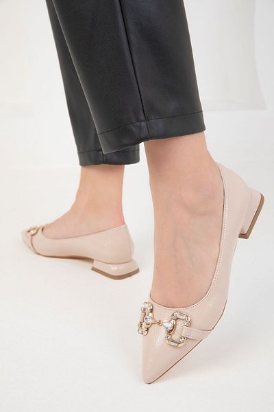 SOHO Klassische Damenschuhe mit Absatz aus Lackleder – 19733