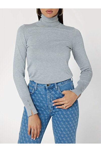 Guess PAULE TN LS SWEATER - ECO VISCOSE POLY HOLLY YARN