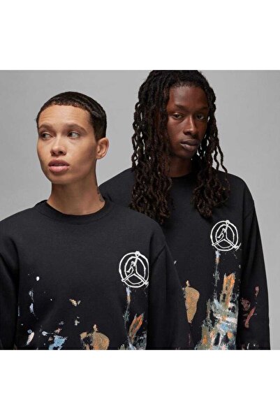 Nike Jordan Flight Fleece Crew Erkek Sweatshirt (FB6990-010)