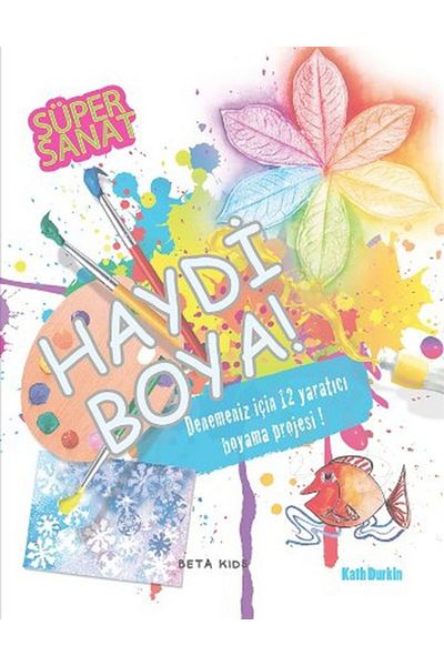 Karma Kitaplar Super Art - Let's Paint Beta Kids Book