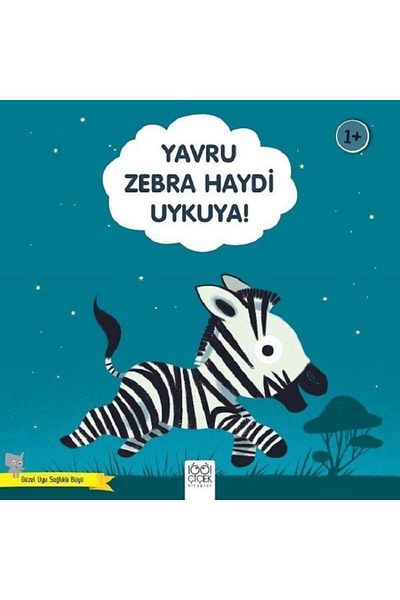 Karma Kitaplar Baby Zebra Let's Sleep! - Beautiful Sleep Healthy Magic 1001 Flower Books Book