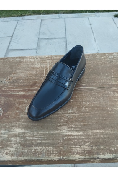 LİCCAS Справжня шкіра Чоловічі зимові черевики - гумова підошва, без шнурків