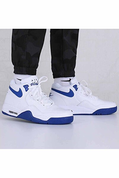 Nike Pantofi de baschet pentru bărbați Flight Legacy BQ4212-103-alb-albastru