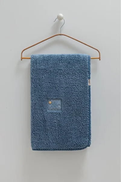 Caramell Outside Fleece Inside Muslin Baby Blanket