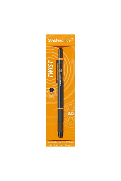 Scrikss Orange Twist Versatil Pen 2.0 - Transparent Packaging