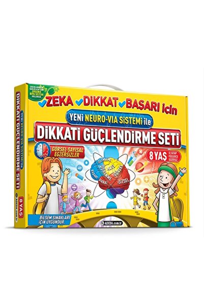 Adeda Yayıncılık Adeda Dikkati Güçlendirme Seti 8 Yaş (2.SINIF)