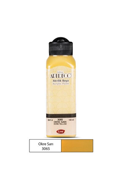 Artdeco AKRİLİK BOYA 140 ML. 3065 OKRE SARI