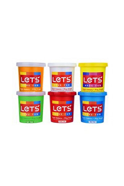 Lets Single Color Play Dough Orange 150 Gr