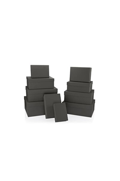 Gıpta GIPTA YOUR ANTHRACITE DİKDÖRTGEN HEDİYE KUTUSU BX0899 B 140x200x80 mm
