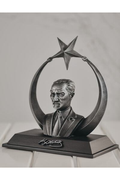 Gift Garden Özel Tasarım Atatürk Ay Yıldız Masa Üstü Biblo