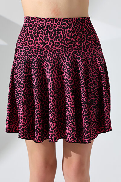 aykum Γυναικεία ψηλόμεση φούστα με σορτς παραλίας & αθλητική φούστα, ελαστικό ύφασμα