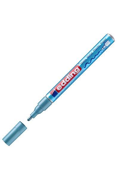 Edding E-751 Metallic Light Blue Paint Marker Pen