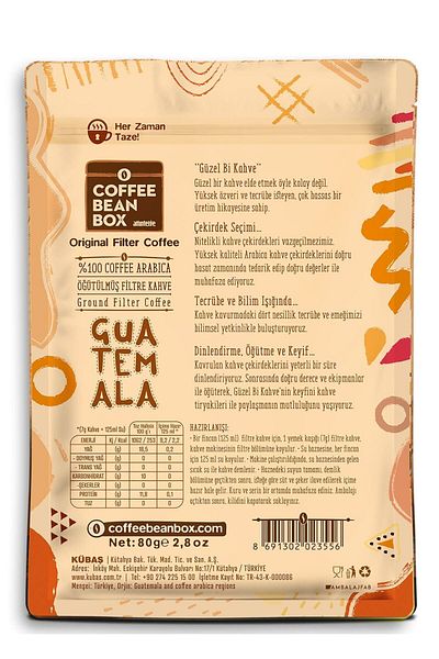 Altıntelve Guatemala Filter Coffee 80 Gr