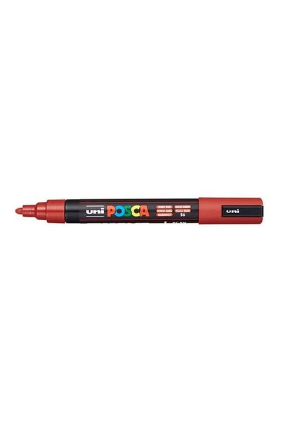 UNİ-BALL Uni Posca Water Based Poster Marker - Pc-5M 1.8-2.5 Cocoa Brown 84