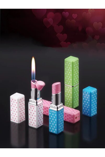 Techmarketi Ruj görünümlü gazlı çakmak kapaklı kare model