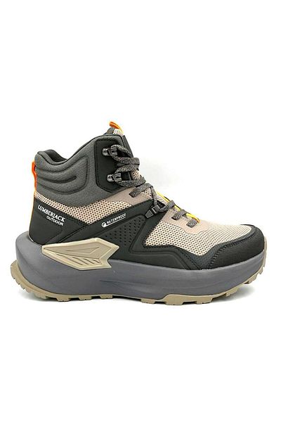lumberjack SOMMY HI 4PR - Ανδρικές γκρι μπότες εξωτερικού χώρου, ελαφριά σόλα Phlon