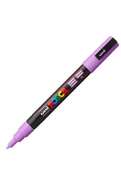 UNİ-BALL Uni Posca Water Based Poster Marker 0.9-1.3 Lavender Pc-3M