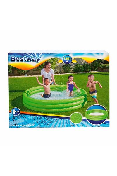 BESTWAY 3 Ring Colored 183X33 cm Children's Pool - 51027