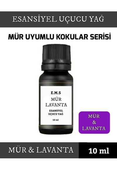 E.M.S AVM Mür & Lavanta Esansiyel Uçucu Yağı Buhurdanlık Yağı Difüzör Esansı ...