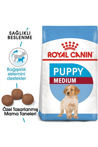 Royal Canin Puppy Dry Dog Food for Medium Breeds 4kg