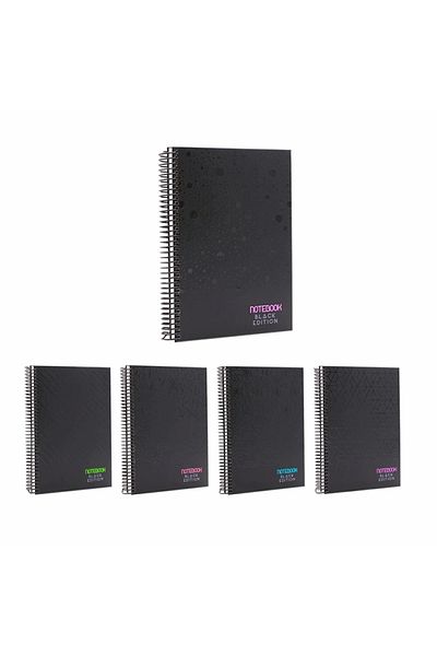Mikro MICRO EDITION Black 17x24 120YP - Checked School Notebook
