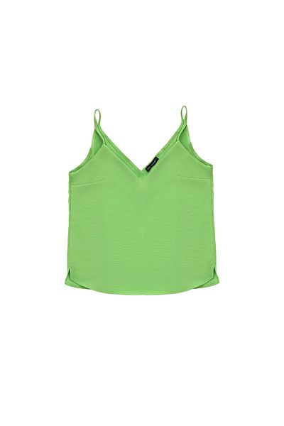 Quzu Strappy V-Neck Blouse