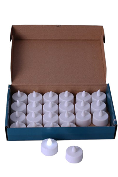 erdoğan hobi Led mum pilli 24adet led ışıklı pilli el mumu şamdan led ışık ma...