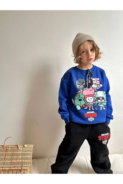 ARBİ kids Set de pijamale cu trei fire pentru băiat brawl stars