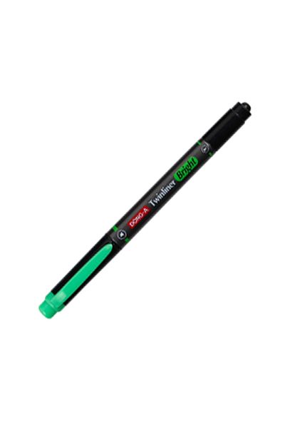 Dong-A Green Highlighter Twinliner Pen - No:43
