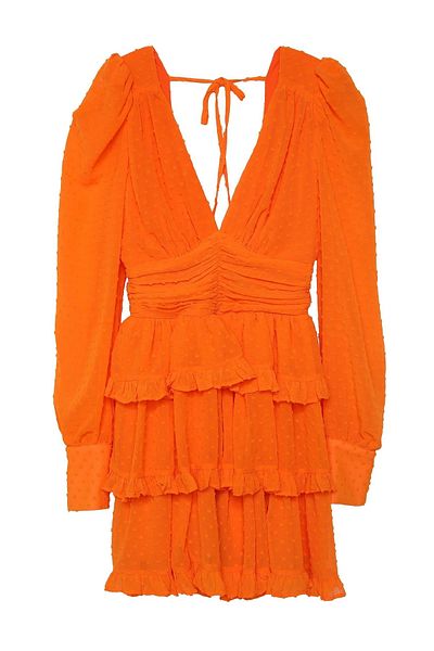 Quzu Ruffle Detailed Dress