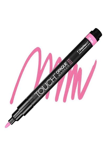 Touch 0.8-1.3mm Fine Pack - Pınk 18 Opaque Water Based Marker Pen - Sh 8613003 -2009