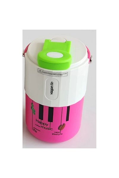 Vagonlife VAGONLIFE VGN2050 - 400 ML Pink Steel Flask PipeTLi Shower Gel