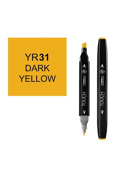 Touch Twin Yr31 - Double Ended Dark Yellow Marker