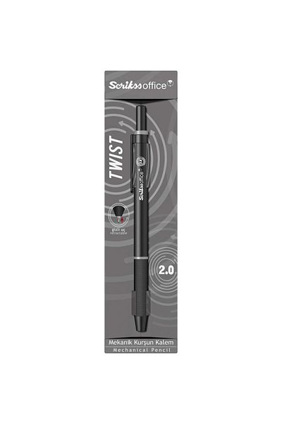 Scrikss Twist 2.0 Versatil Gray Pen - Transparent Packaging