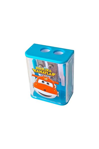 Harika Kanatlar SW-436 Double Hole Great Pencil Sharpener - Wings