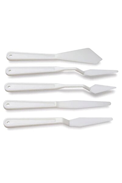 Rich 98-11248 Plastik Spatula Set 5'li Beyaz